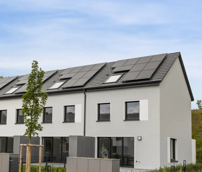 Reihenhaus Solarzellen Haus mieten