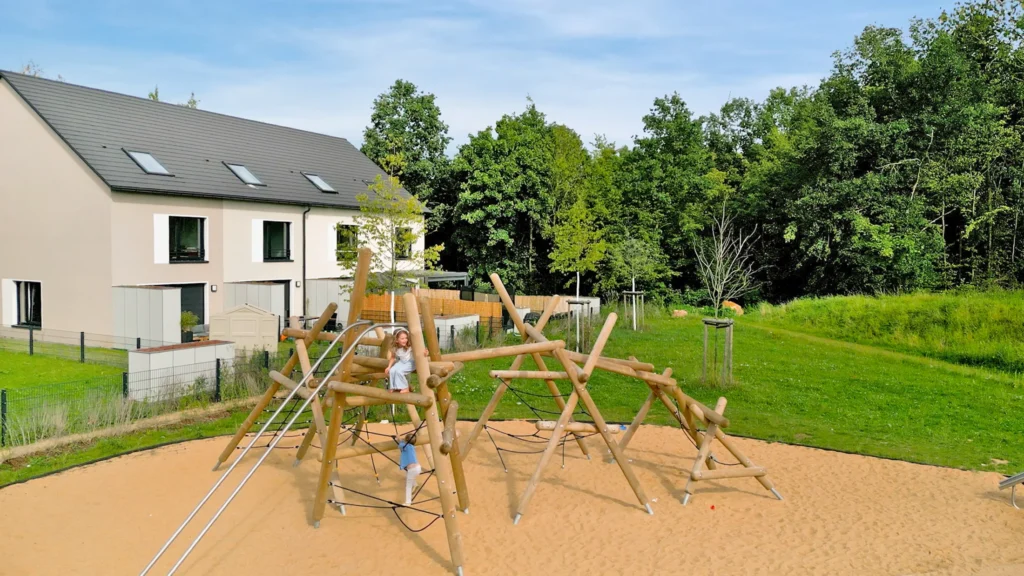 Spielplatz Klettergerüst